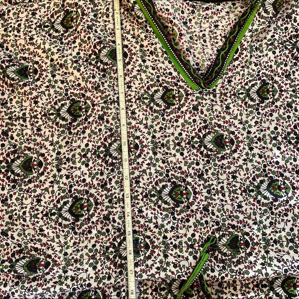 Vintage Elephant Kaftan Coverup dress - Picture 12 of 13